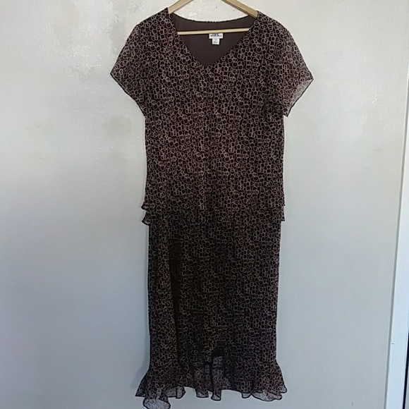 J.B.S. Dresses & Skirts - JBS brown maxi dress size 16